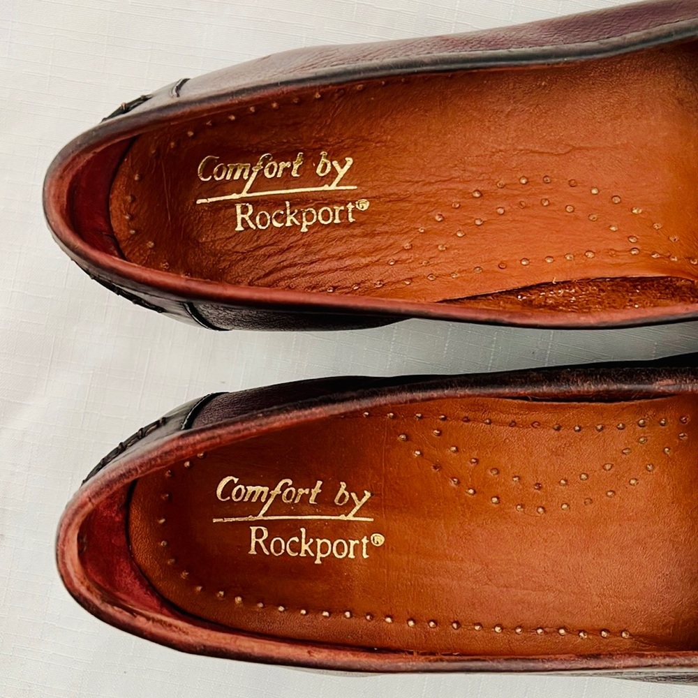 Rockport Comfort Shoes~Slip On / Leather Flats - Picture 8 of 9